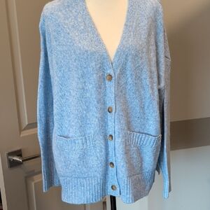 Ella Moss Light Blue Cardigan Sweater